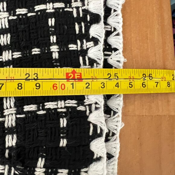 Laundry by Shelli Segal Womens Double Breasted Tweed Blazer XTRA-SMALL Black - Picture 13 of 13